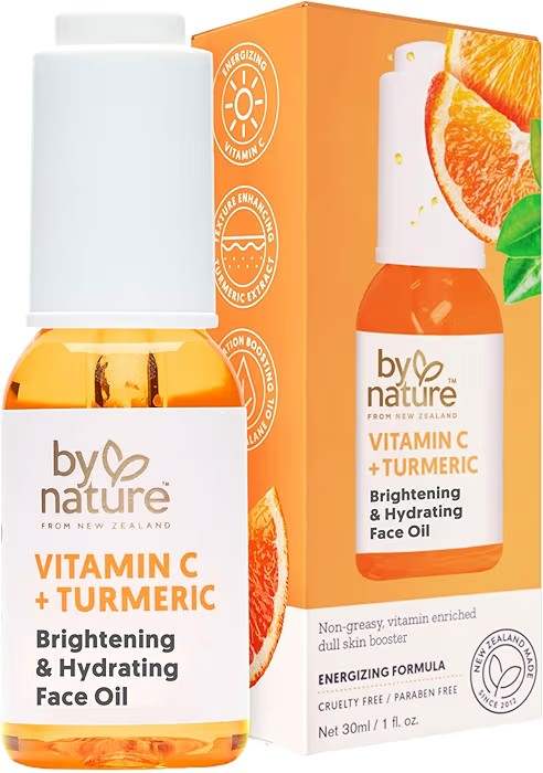 Vitamin C + Turmeric Face Oil, Brightening & Hydrating (30 ml)