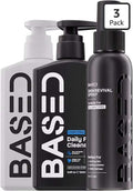 3er-Set Skincare für Männer: Reinigungsspray und Flaschen, 3 Flaschen im Set