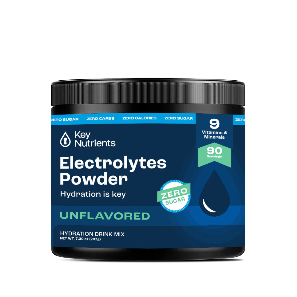 Elektrolytes Powder tub, unflavored hydration drink mix, zero sugar, 90 servings