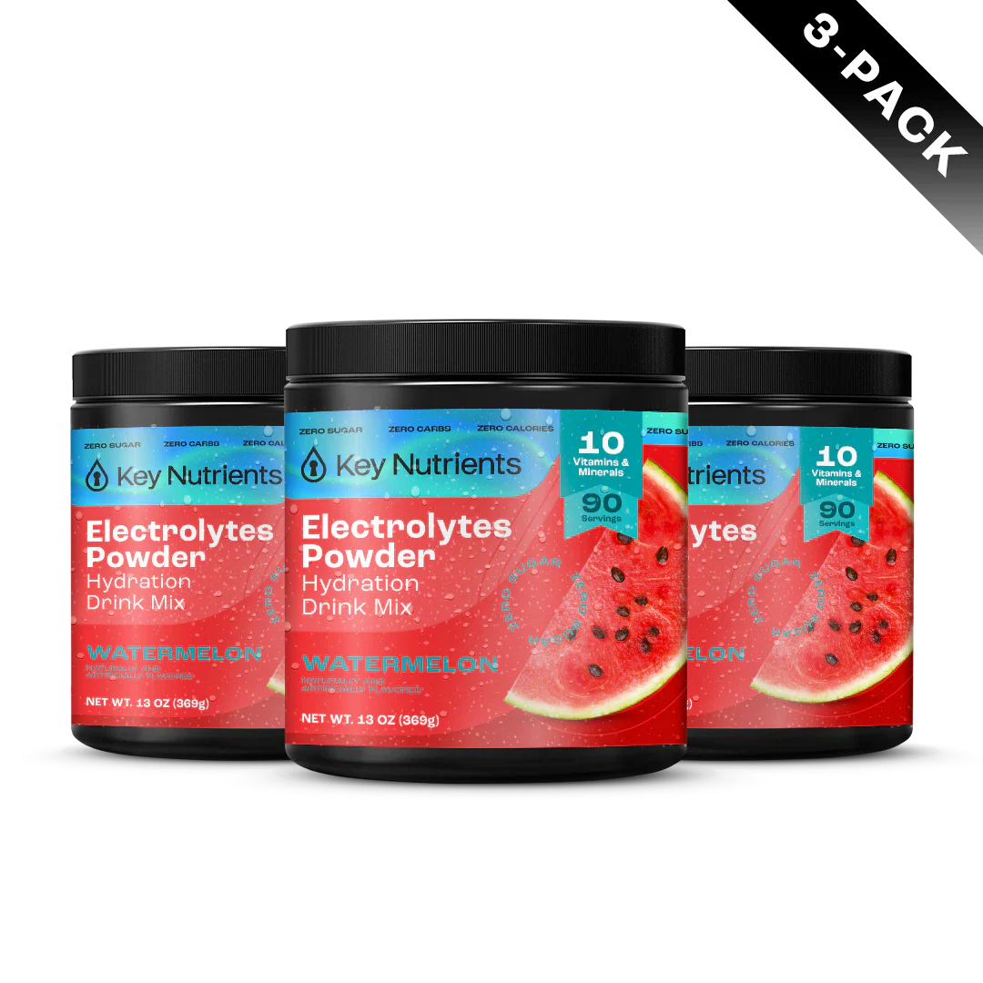 Electrolytes Powder 3-pack, Watermelon flavor, sugar-free
