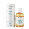 Laguna Herbals babypulver und Babyöl Set: natürliche Puderdose und 4 oz Soft Baby Oil Flasche