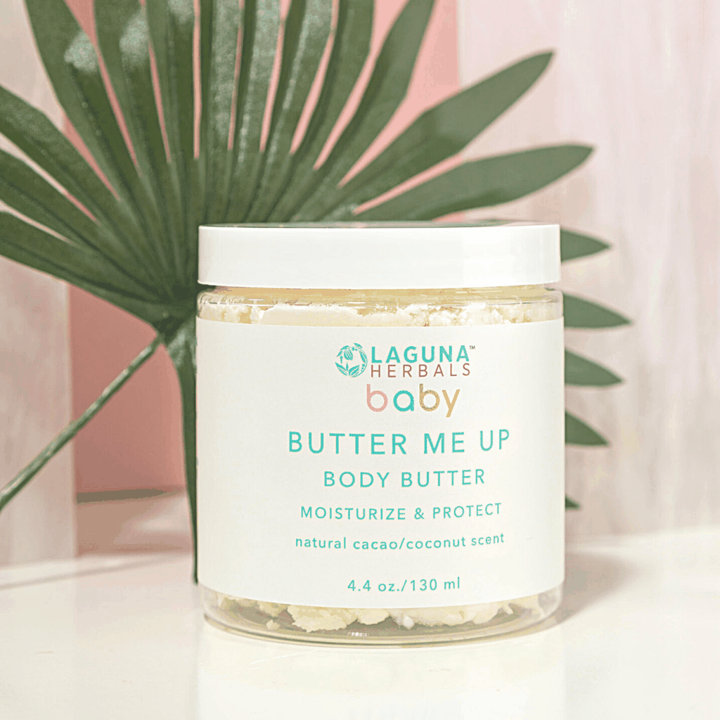 Laguna Herbals baby Butter Me Up body butter, natural cacao/coconut scent