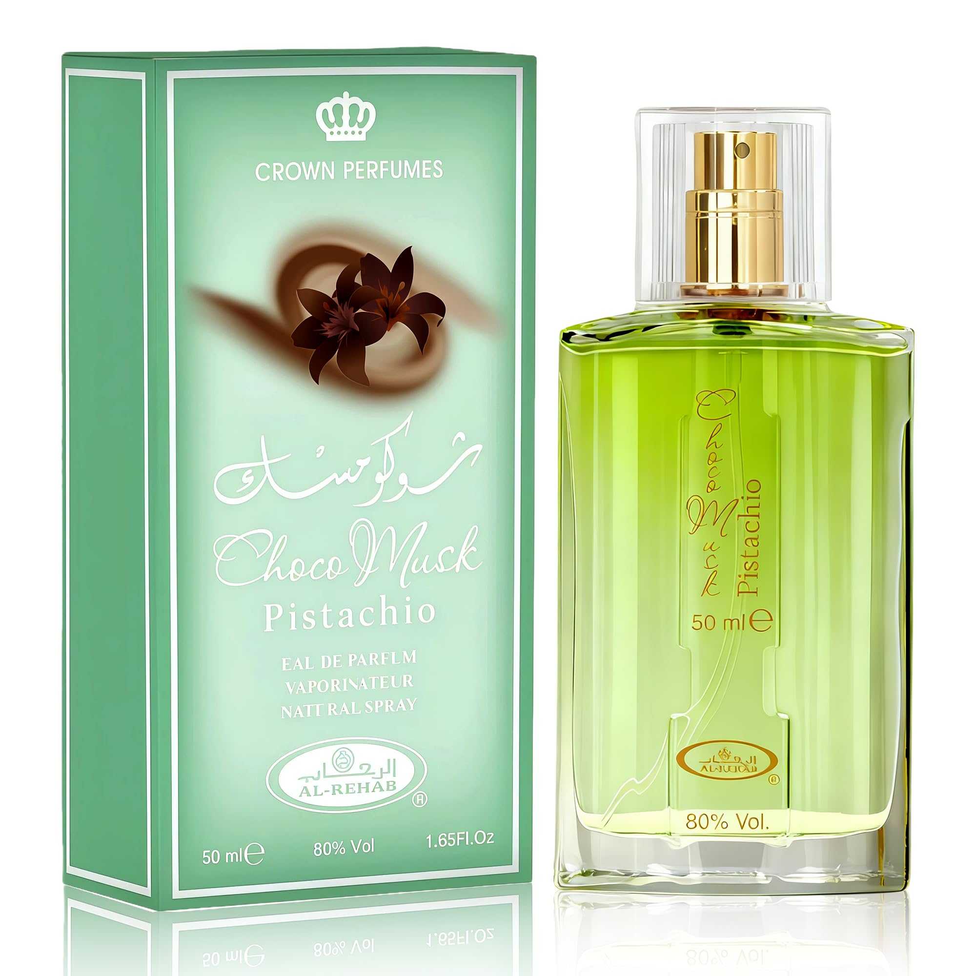 Elegant Choco Musk Men’s Cologne bottle with rich chocolate and musk scent for men
