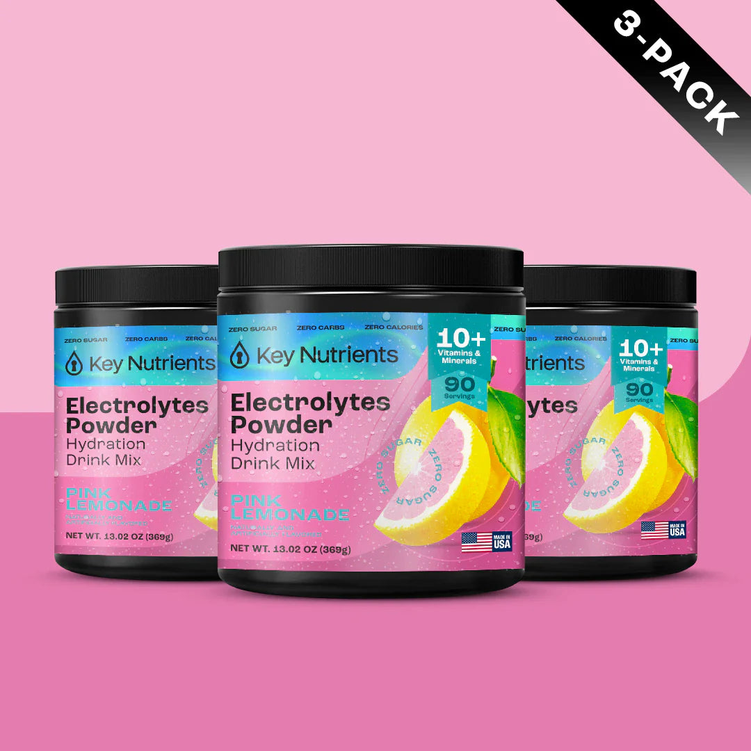 Electrolytes Powder drink mix, pink lemonade flavor, sugar-free