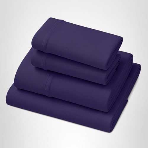 Deep Purple deep pocket SoftStretch sheets, folded fitted set