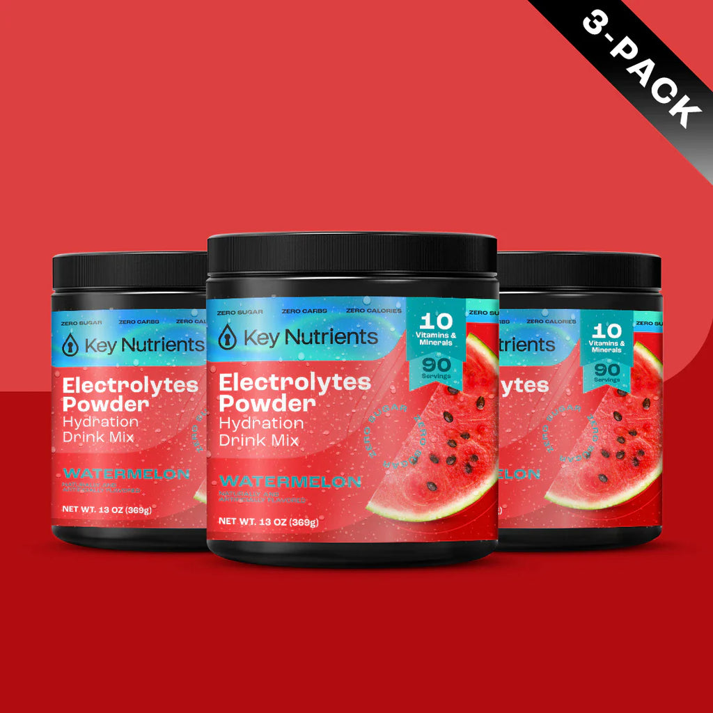 Electrolytes Powder drink mix, watermelon flavor, sugar-free